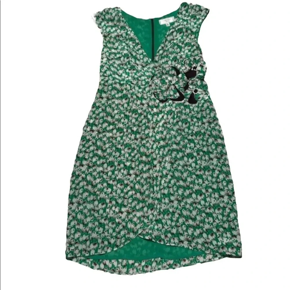 Anthropologie Moulinette Soeurs Undercurrent Silk Dress Size 2 - Picture 4 of 9